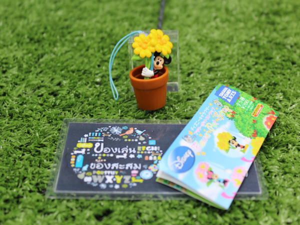 Gashapon Disney Character Flower Pots Strap - Mickey Mouse