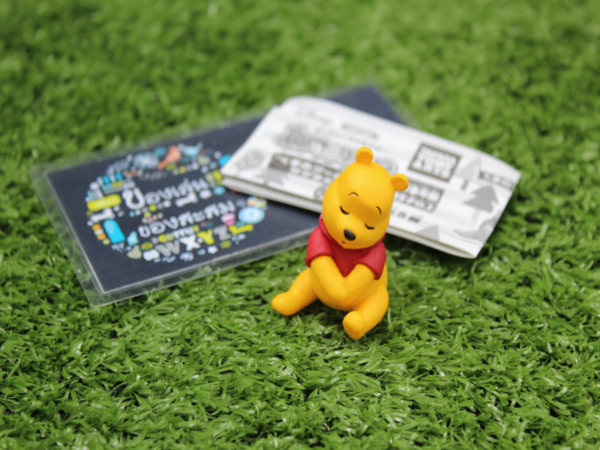 1.Gashapon Disney Character Nekkori-zu Winnie the Pooh and Friends - Winnie the-Pooh