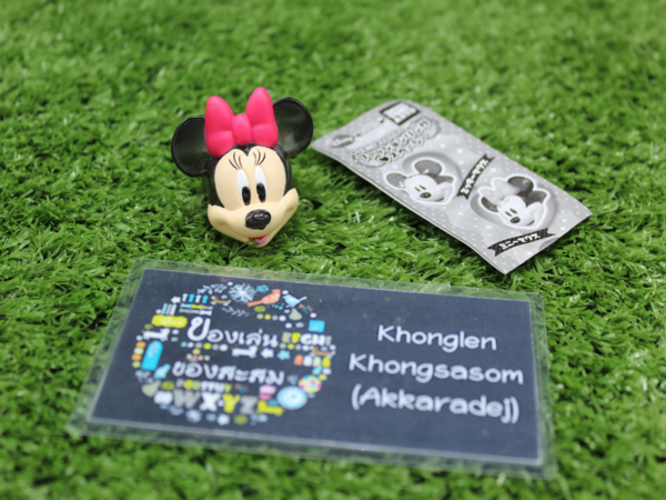 2.Gashapon Disney Character Fashion Ring ♥ Spacey - Minnie Mouse