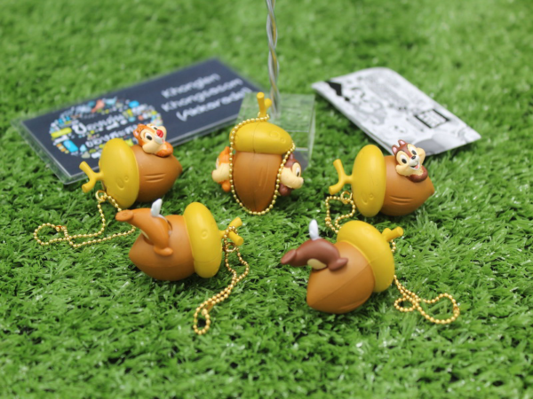 6.Gashapon Disney Chip & Dale Acorn CoroCoro Mascot - Complete Set