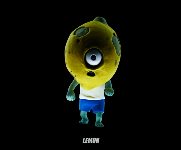 2.Gashapon Fruits Zombie 2 – Lemon