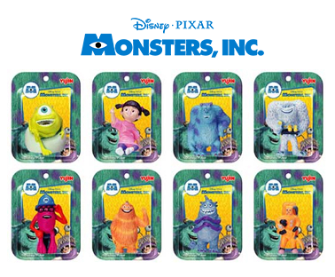 Gashapon Disney Character Monsters, Inc. Mini Blister Collection Part 2 Complete Set