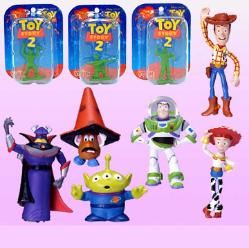 Gashapon Disney Toy Story 2 Mini Blister Collection Part 3 Complete Set