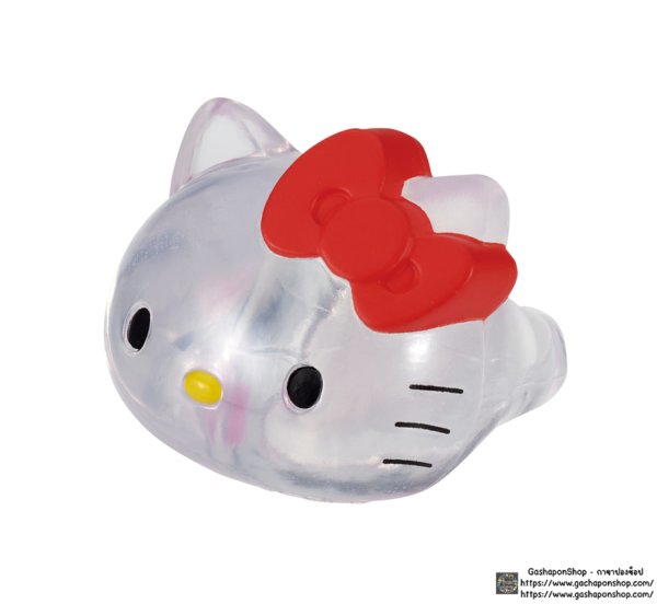 1.Gashapon Sanrio Fashion Ring Jewel Clear - Hello Kitty