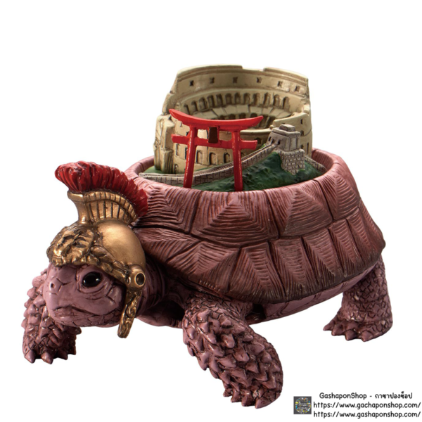 4.Gashapon Continent Tortoise Figure - Eurasian Continent Tortoise