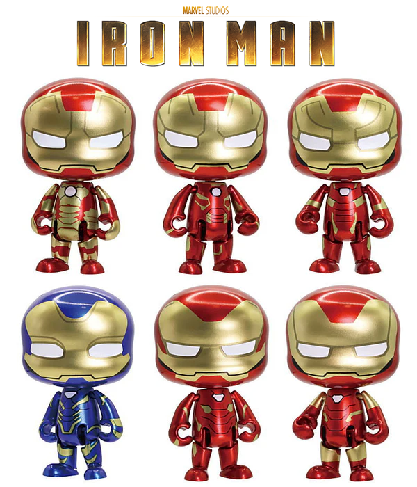 Gashapon Mavel Popsule Iron Man Part.2 Complete